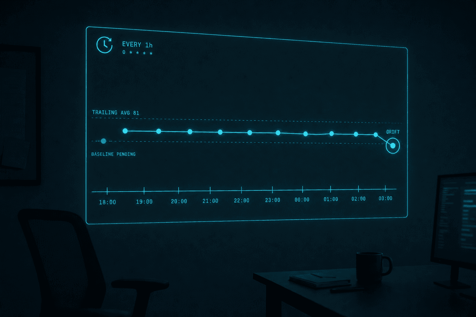 Continuous Monitoring: self-baselining drift detection for AI pipelines